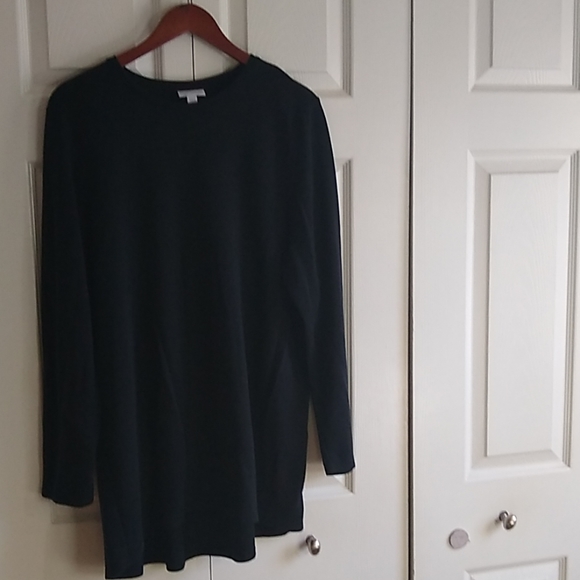 Purejill Tops - Pure Jill long sleeve black blouse size XL